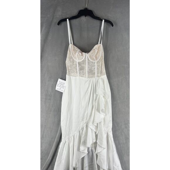 Katie May Take A Slip Dress In Ivory Size Medium Sleeveless - Picture 3 of 11